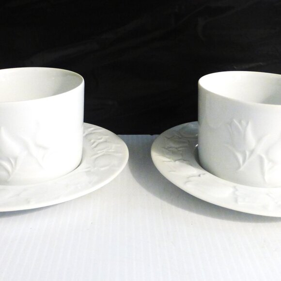 6x 1979 Block Spal TEACUP & SAUCER Set of 6 PRIMAVERA Tulip Flower Herbal Tea Ba - Picture 14 of 14